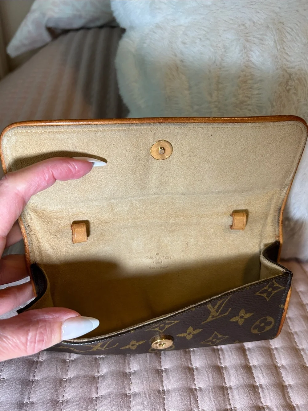 441. Louis Vuitton PM twin Pochette with COA